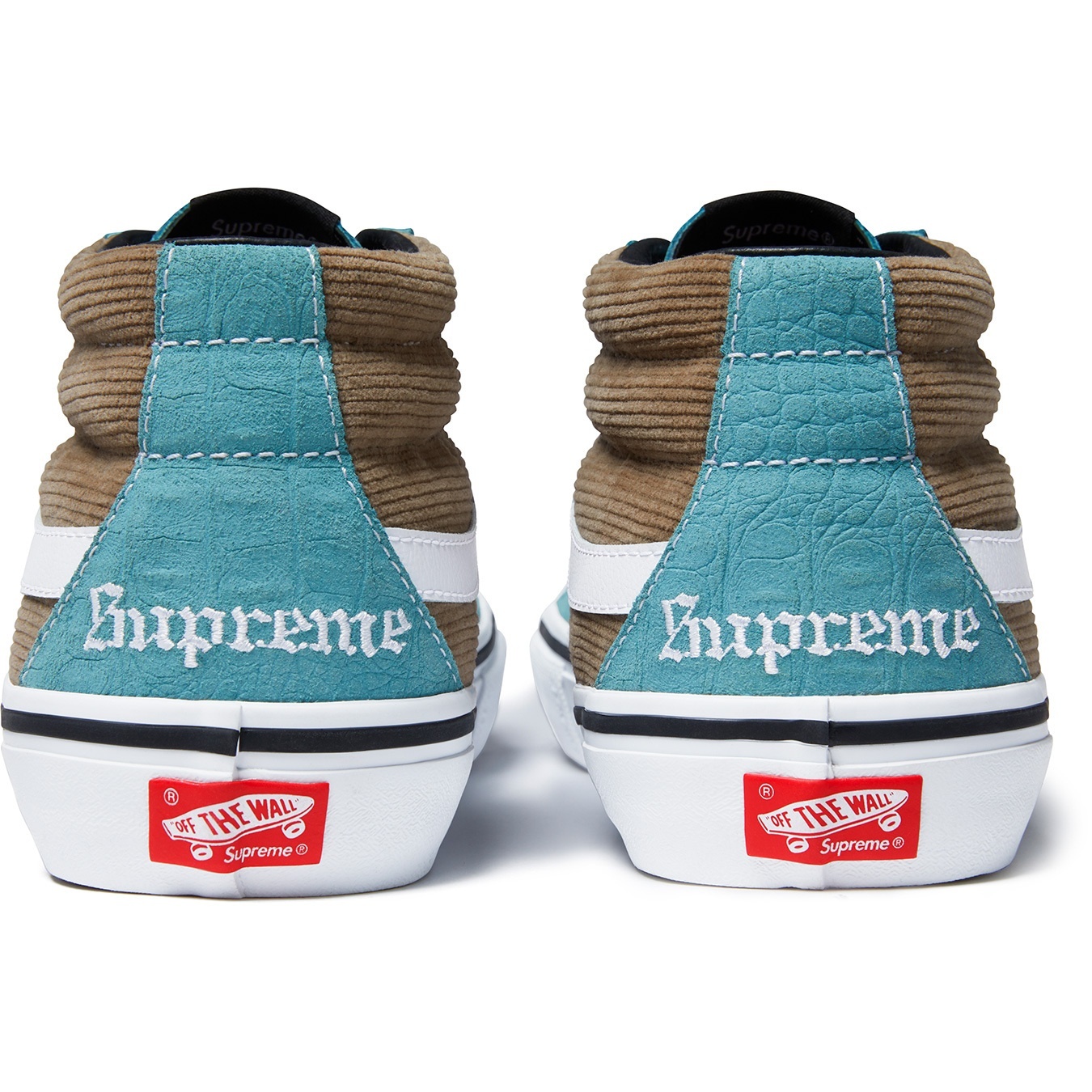 Supreme®/Vans® Crocodile Corduroy Sk8-Mid view 4